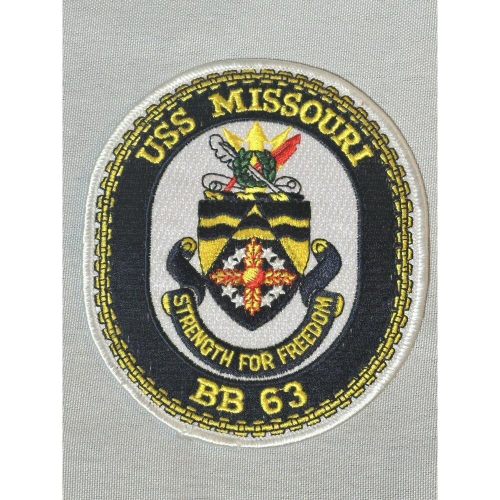 USS Missouri BB-63 Battleship Patch